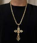 5mm Milano Chain + Cross Pendant